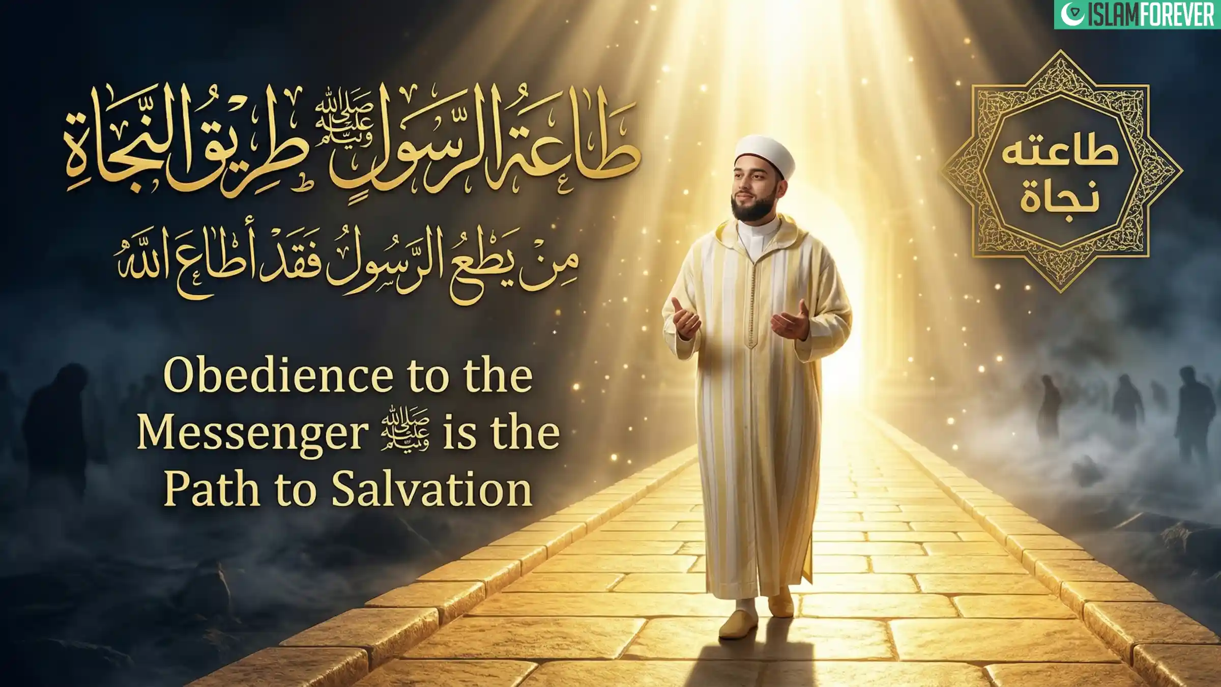 طاعة الرسول ﷺ طريق النجاة – الحلقة 10 | سلسلة السنة النبوية الشريفة
